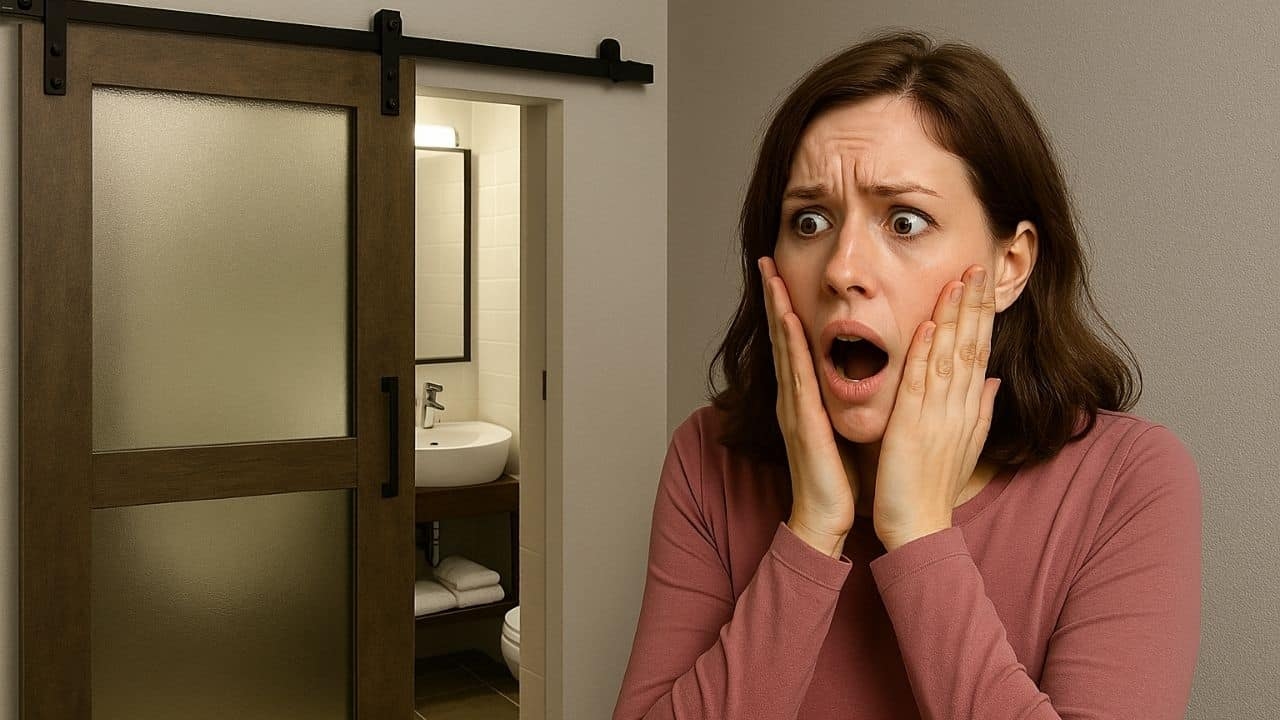 Die Badezimmertür des Hotels ist tot, und mir geht es nicht gut