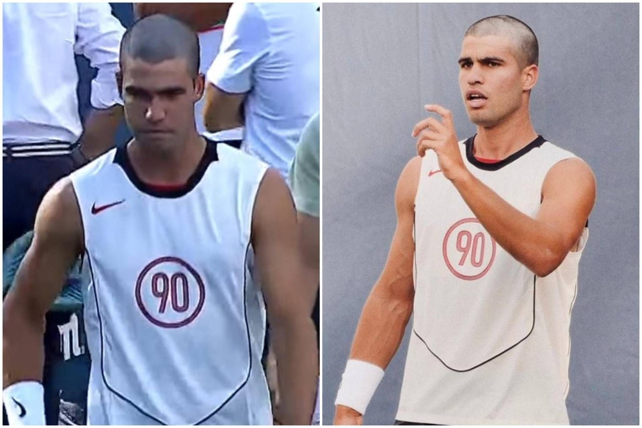 Alcaraz rasiert sich den Kopf: „Er sieht aus wie Beckham.“ Doch der neue Look ist nicht jedermanns Sache.