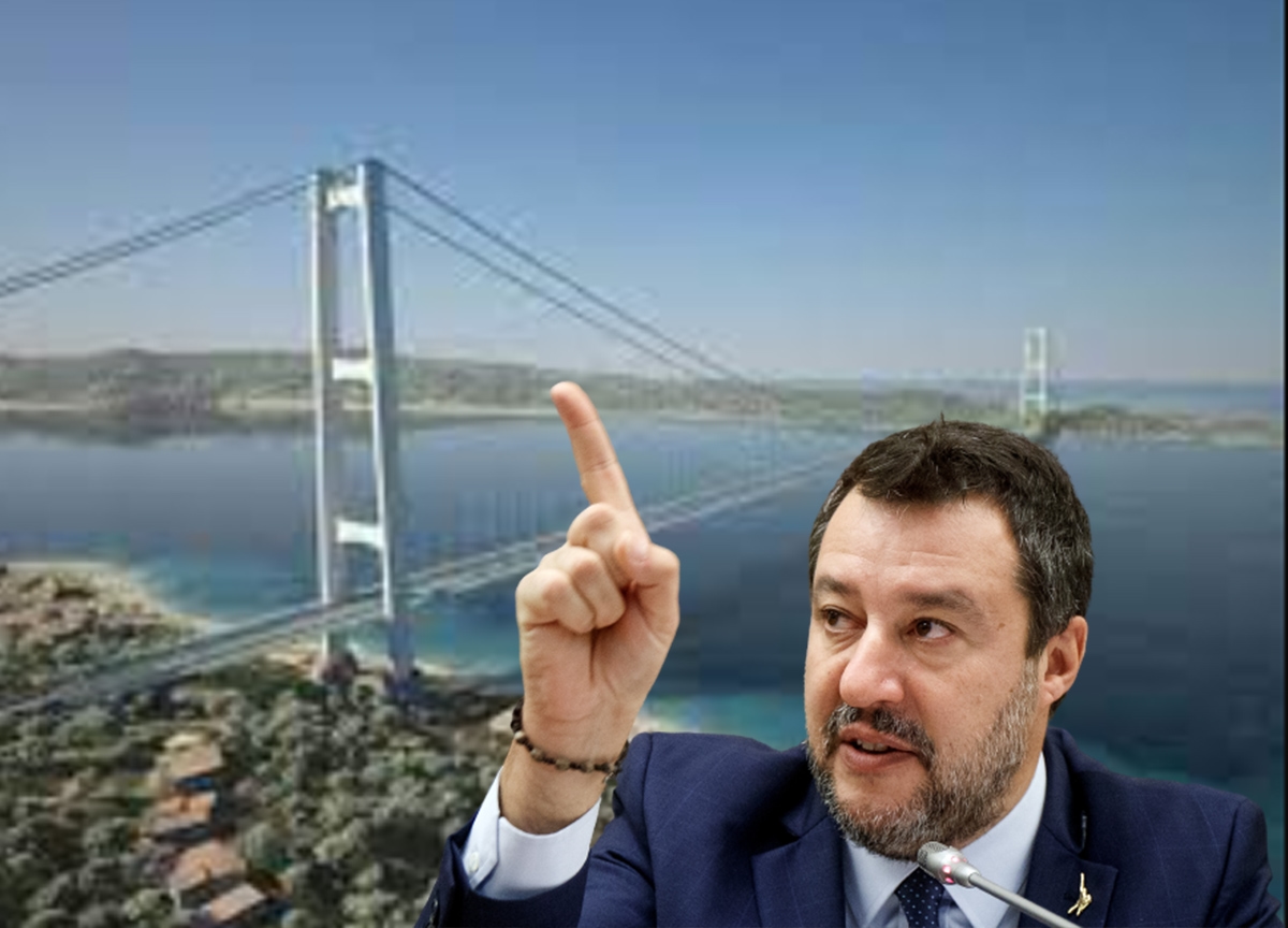 Peiling: Een duidelijke meerderheid van de Italianen is vóór de brug over de Straat van Messina. Een succes voor Salvini.
