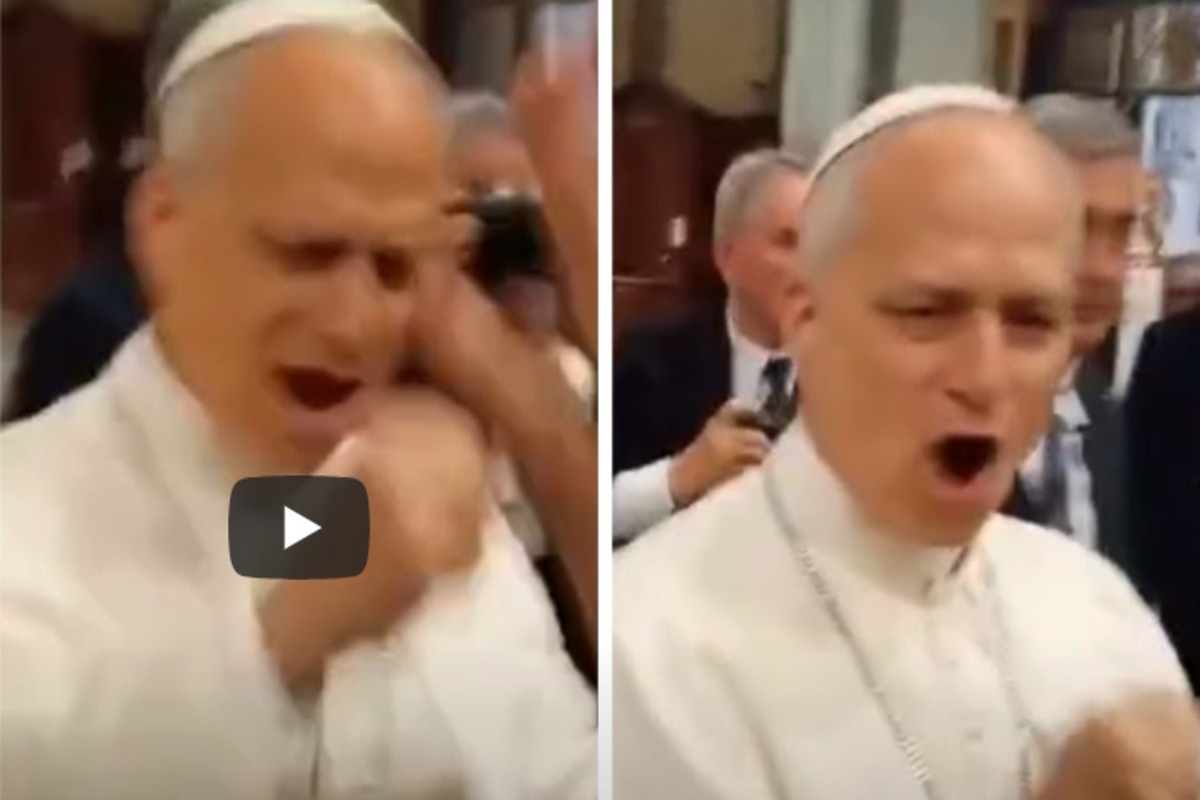 Papa Leone XIV scatenato: incita i fedeli come se fosse allo stadio. Video imperdibile