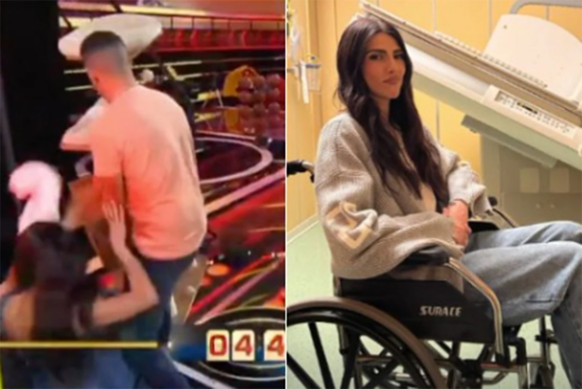 Giulia Salemi en el hospital, el accidente en The Cage y la reacción de Amadeus