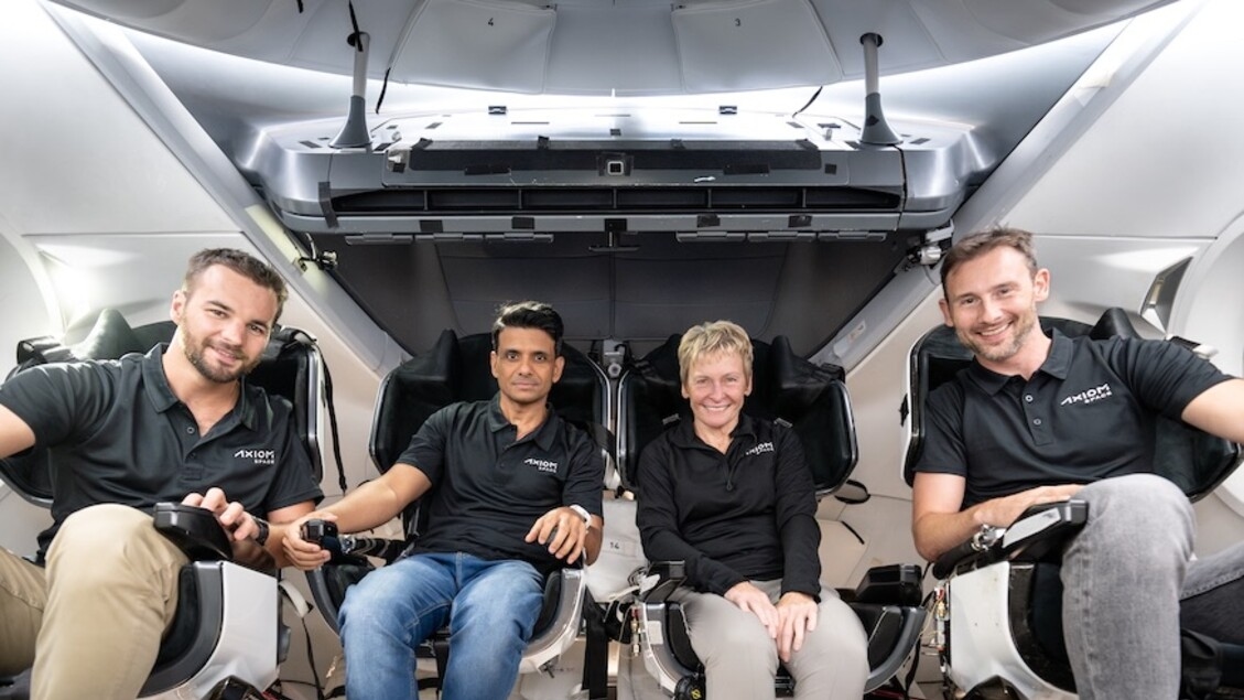 Missão privada Ax-4 adiada devido a problemas na cápsula da SpaceX