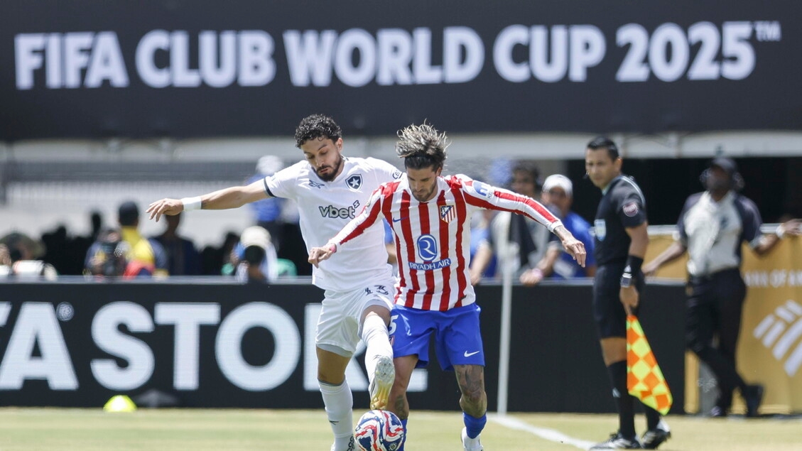 Mundial de Clubes: Botafogo perde por 1 a 0 para o Atlético de Madrid, mas vai a 8/1