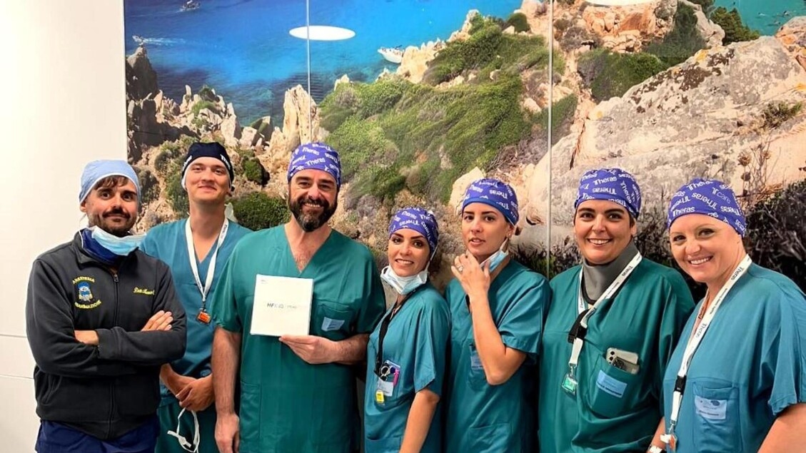 Olbia, premier implant de neurostimulation de la moelle épinière par IA en Italie