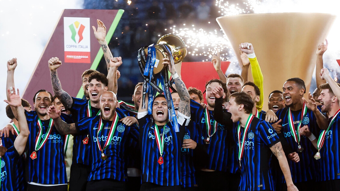 L'Inter domina la Lazio, dopo lo scudetto vince la 10ma Coppa Italia