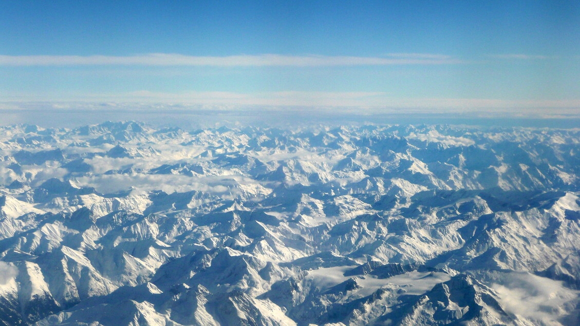 Caldo, sui ghiacciai delle Alpi lo zero termico sopra 4.500 metri