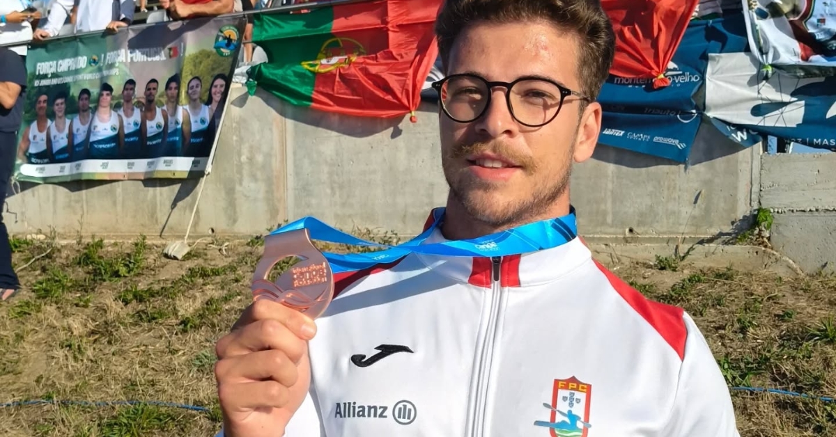 Montemor-o-Velho: Kajakarz Pedro Casinha żałuje złego startu i silnego wiatru i zdobył brązowy medal