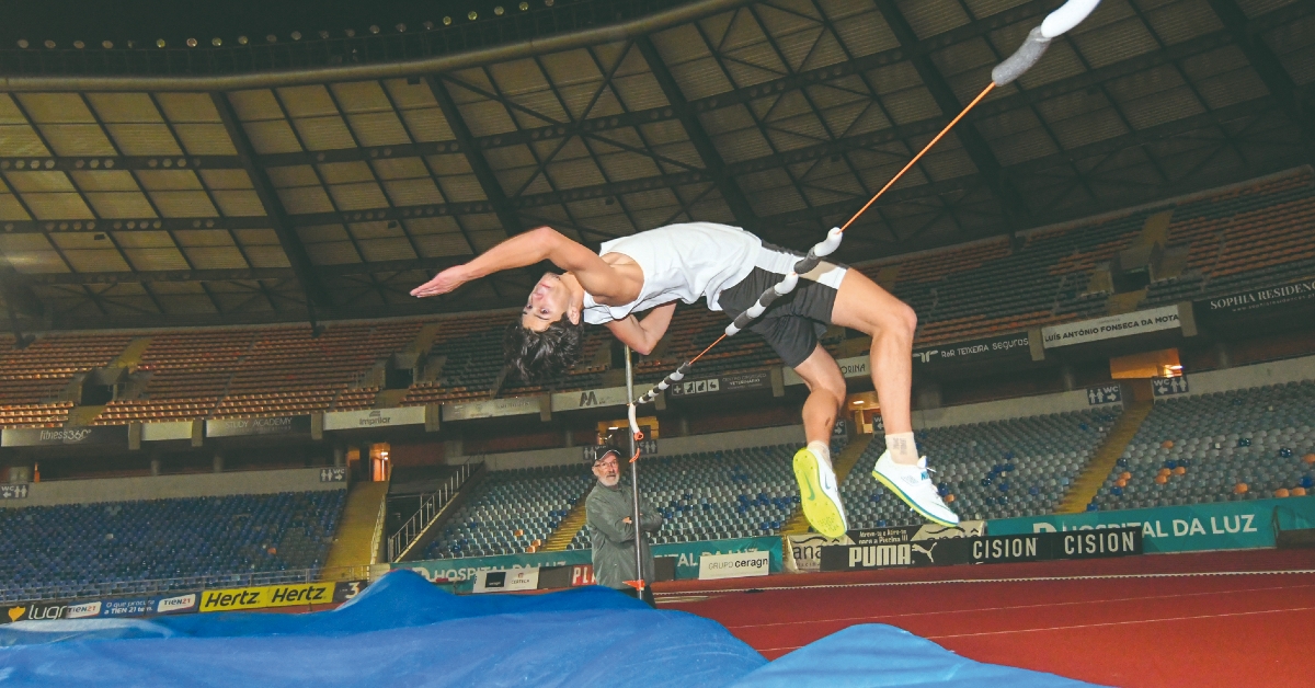 Athletics: Gustavo Pereira has already made history but wants to raise the bar.