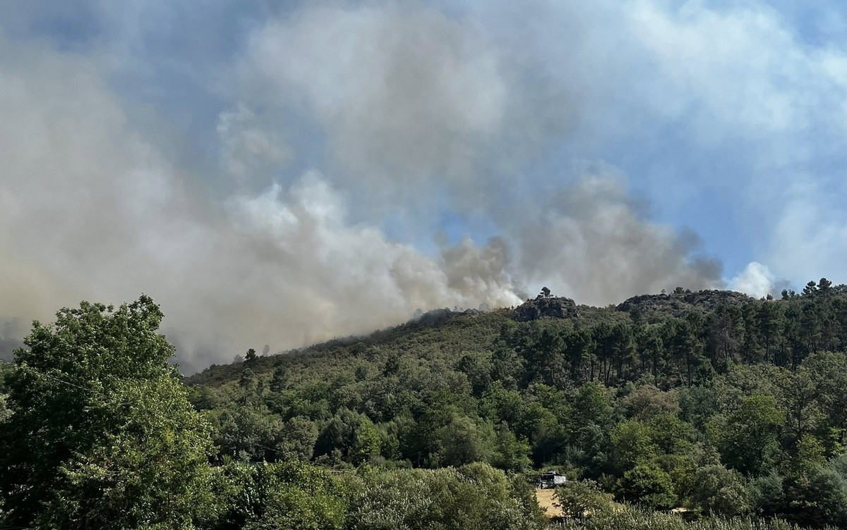 Il sindaco di Vila Real chiede rinforzi per l'incendio scoppiato due giorni fa