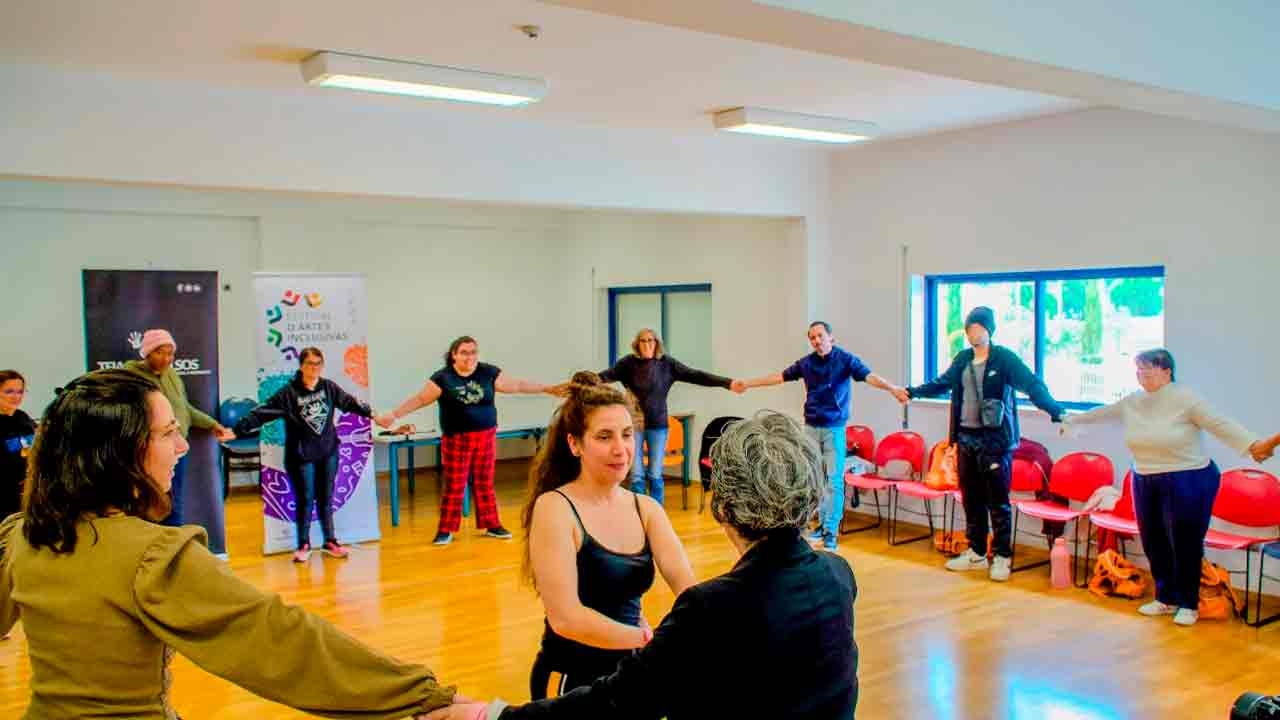 Inclusief Kunstfestival afgesloten met theaterworkshop in Loulé