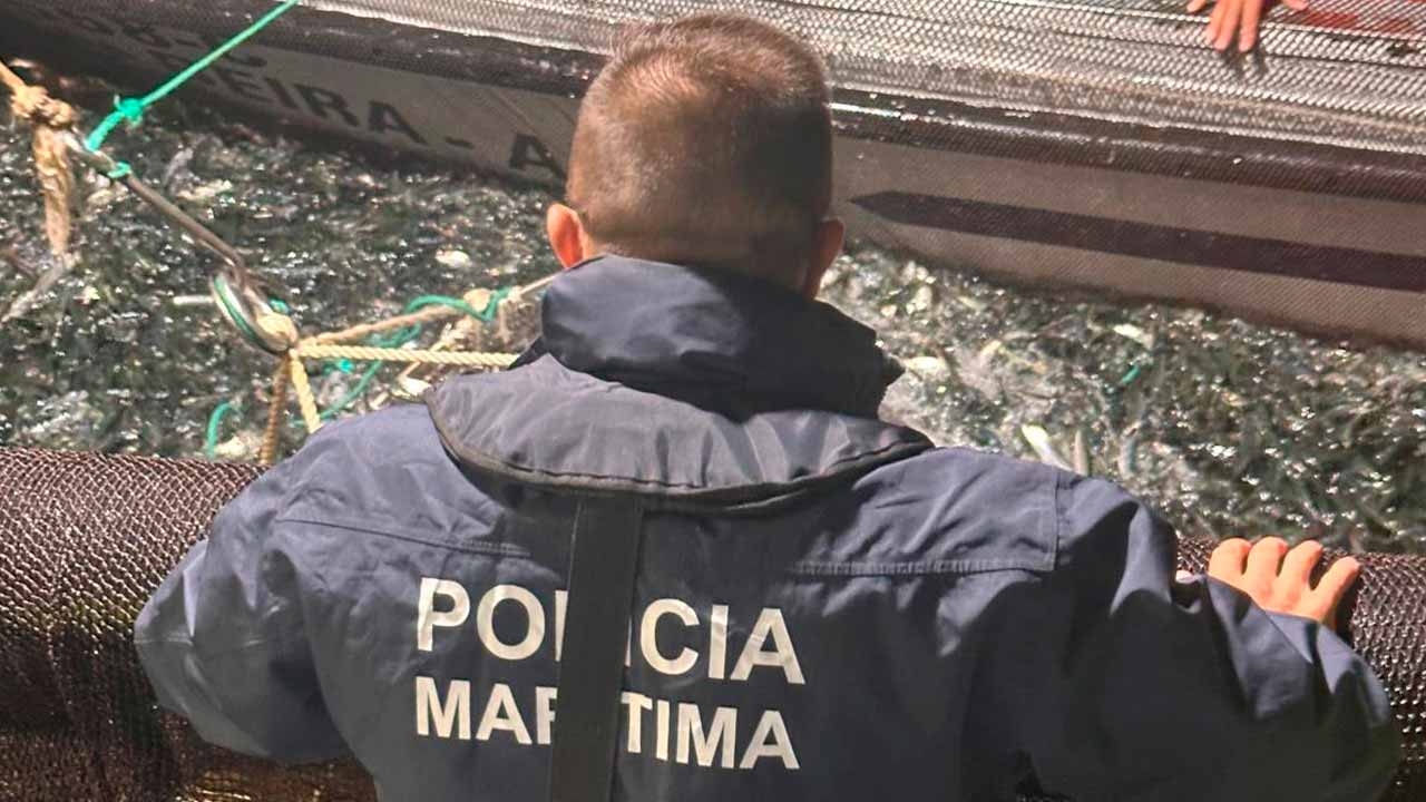 Polícia Marítima realiza operação de fiscalização à pesca da sardinha