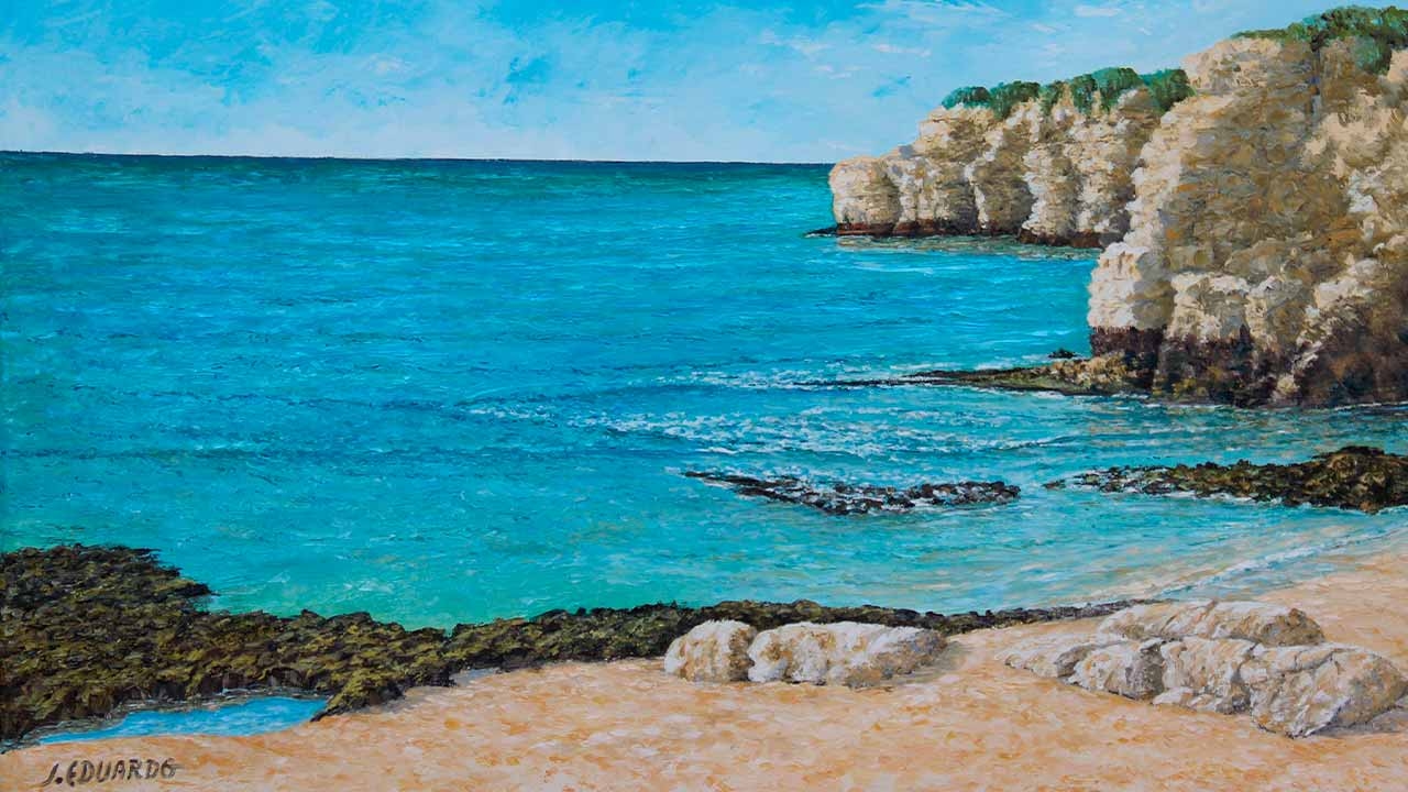 Mostra de pintura a óleo «Ares e Mares» de J. Eduardo homenageia Algarve em Portimão