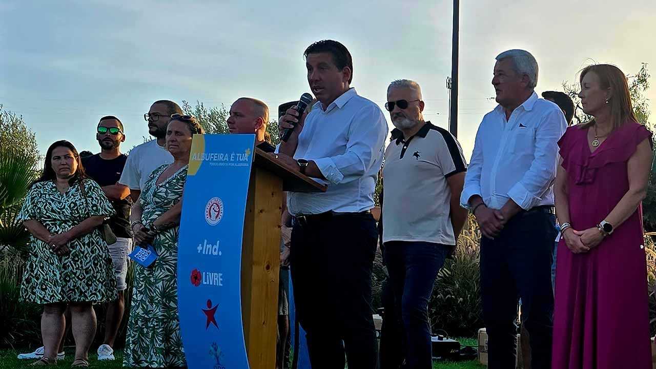 Lokale verkiezingen: coalitie "Albufeira is van jou" presenteert kandidaten voor Guia en Paderne