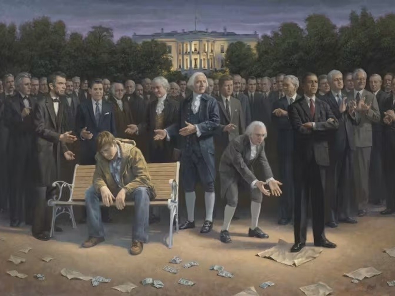 O artista Jon McNaughton e sua surpreendente representação do conservadorismo moderno