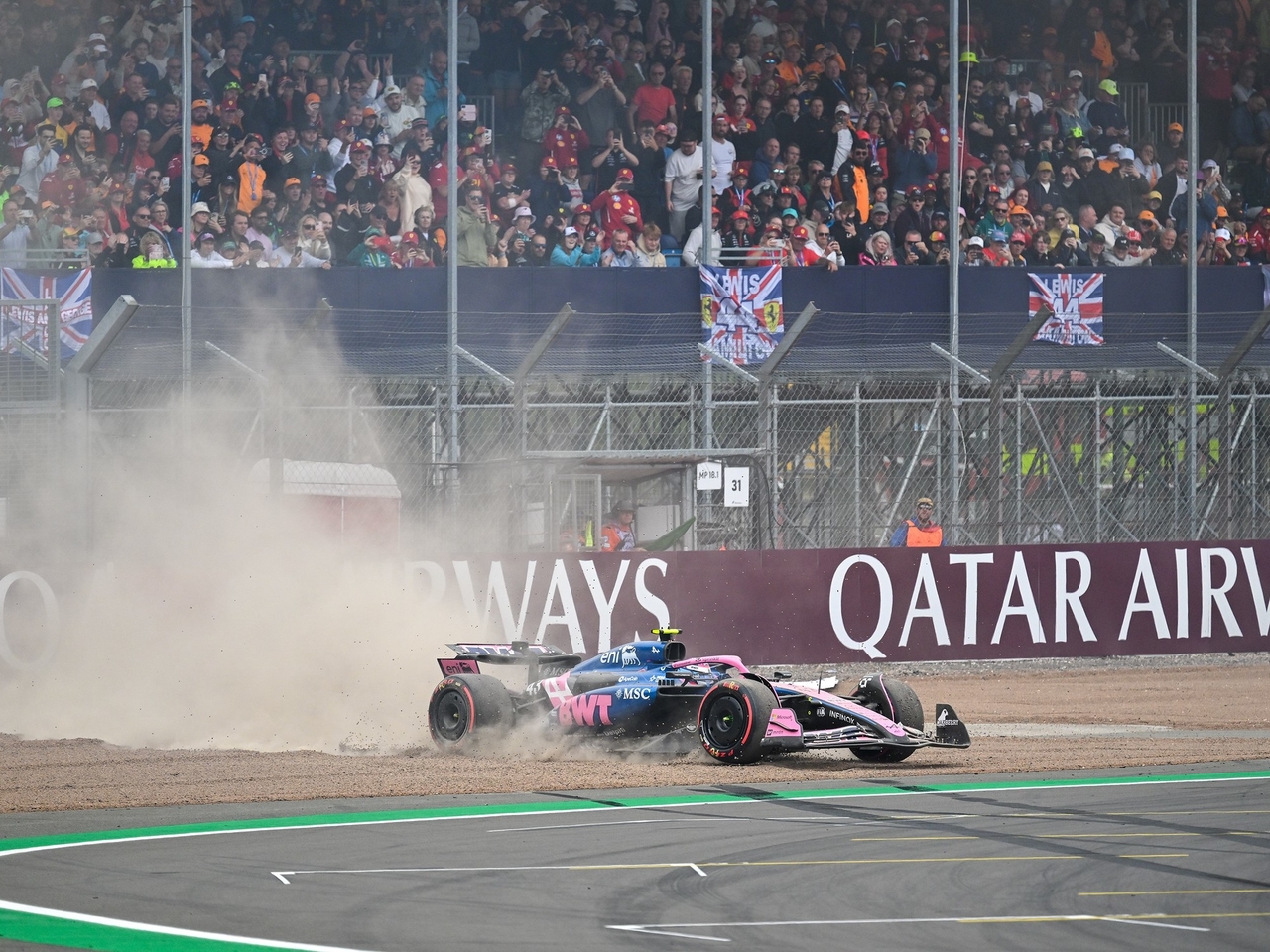 Franco Colapinto en een donker weekend tijdens de Britse GP: een auto die niet start en Briatore's gevaarlijke aanpak met Toto Wolff