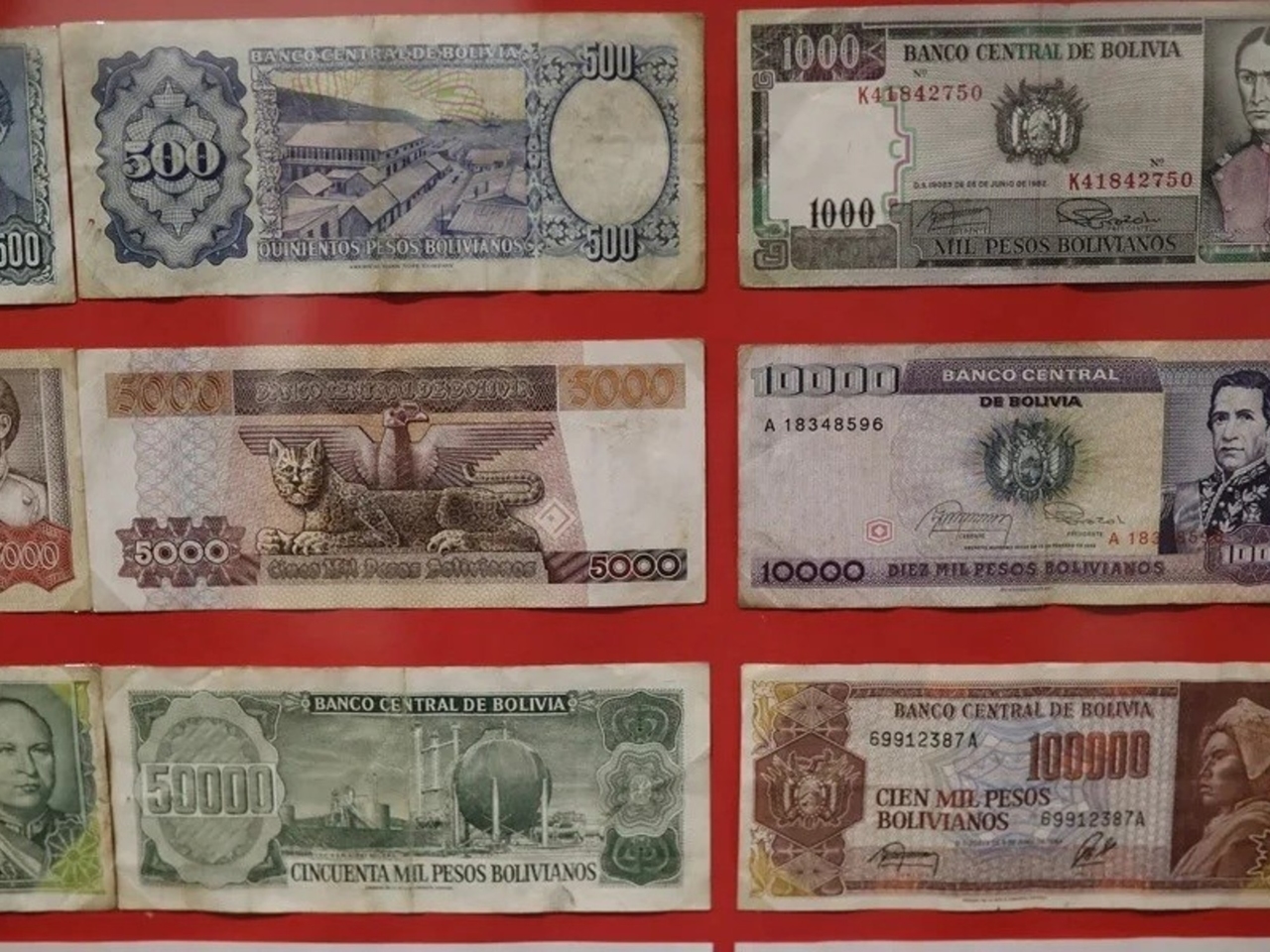 The largest private collection of coins and banknotes in Bolivia shows the evolution of money.