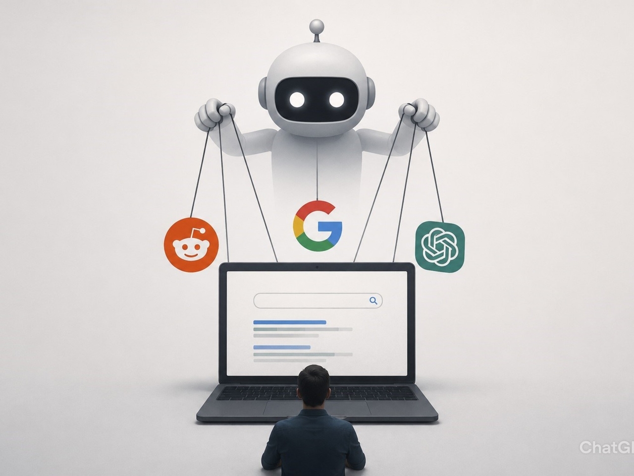 "Internet muerto" ya es una realidad: los robots dominan la web y se usan para manipular respuestas de Google y ChatGPT