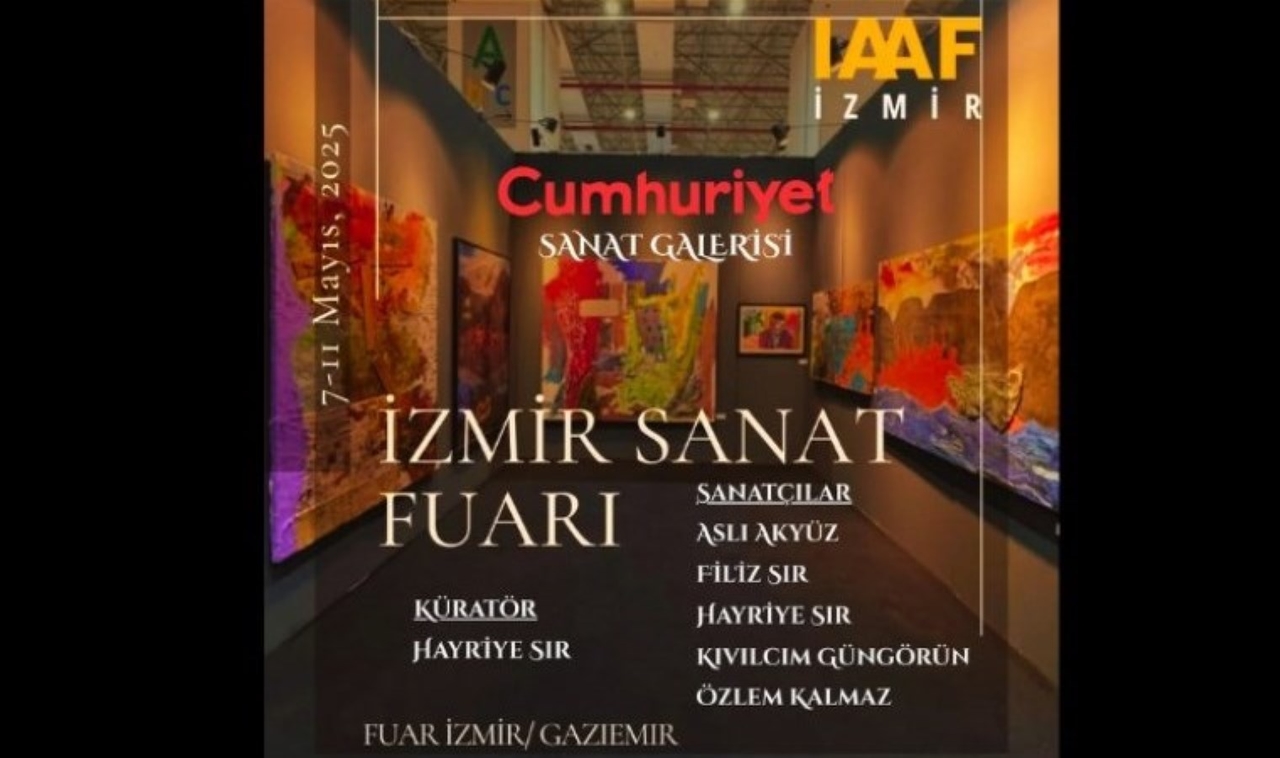 Galería de arte Cumhuriyet en la feria de arte de Izmir