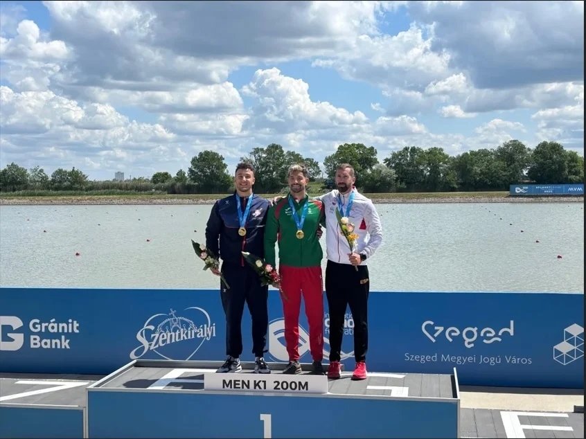 Messias Baptista conquista o ouro em K1 200 metros na Taça do Mundo de Szeged