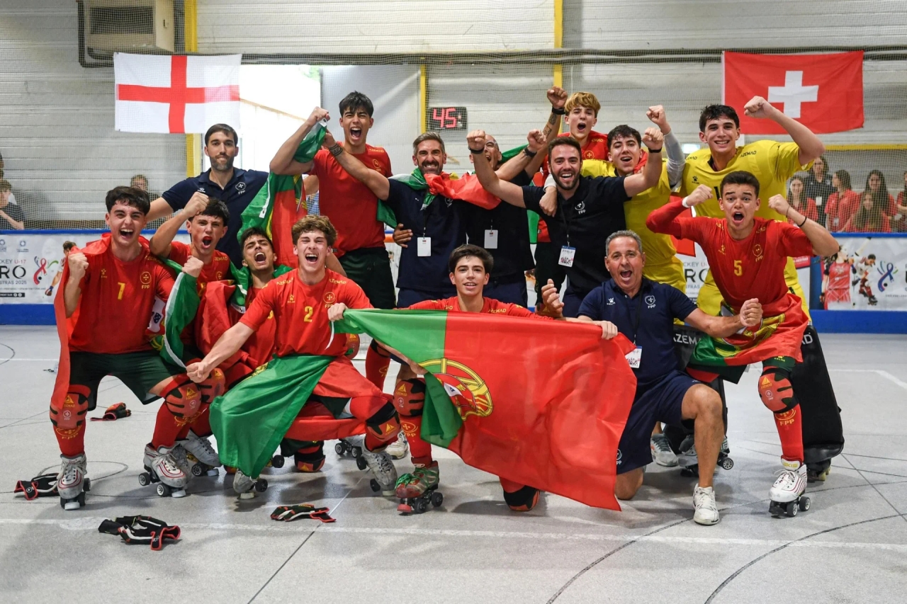 Portugalia jest dwukrotnym mistrzem Europy do lat 17 w hokeju na rolkach