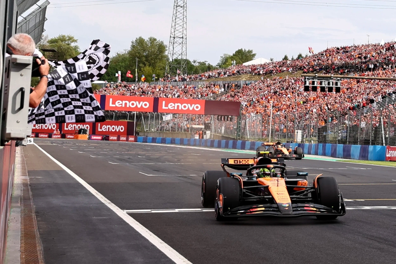Lando Norris wygrywa Grand Prix Węgier
