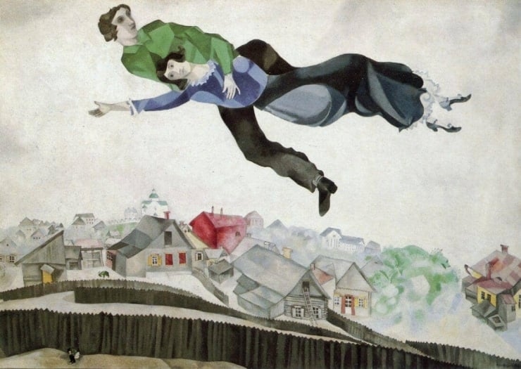 Çerçeve | Kasabanın Üzerinde – Marc Chagall