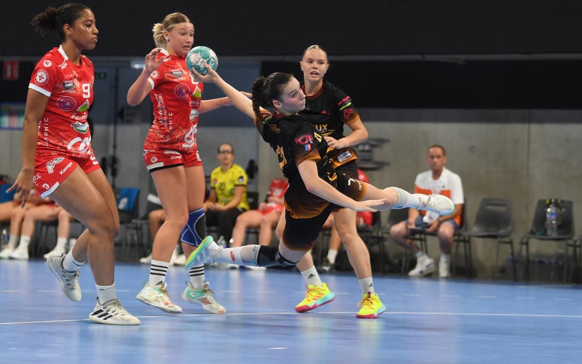 Bergerac Périgord Balonmano morado
vuelve al punto de partida, en Nacional 1