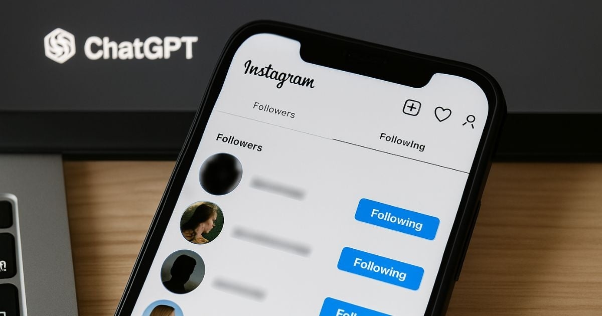 Astuce ChatGPT pour savoir qui vous a désabonné sur Instagram