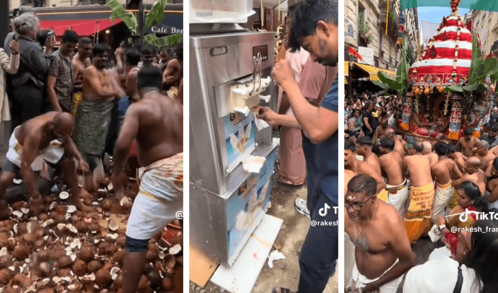 Paris: As has been the case for several years, members of the Hindu community celebrate the “Feast of Ganesh”
