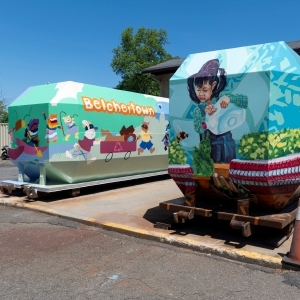 Good art for good deeds: Belchertown Trash Gala next weekend will showcase three newly commissioned transfer station murals