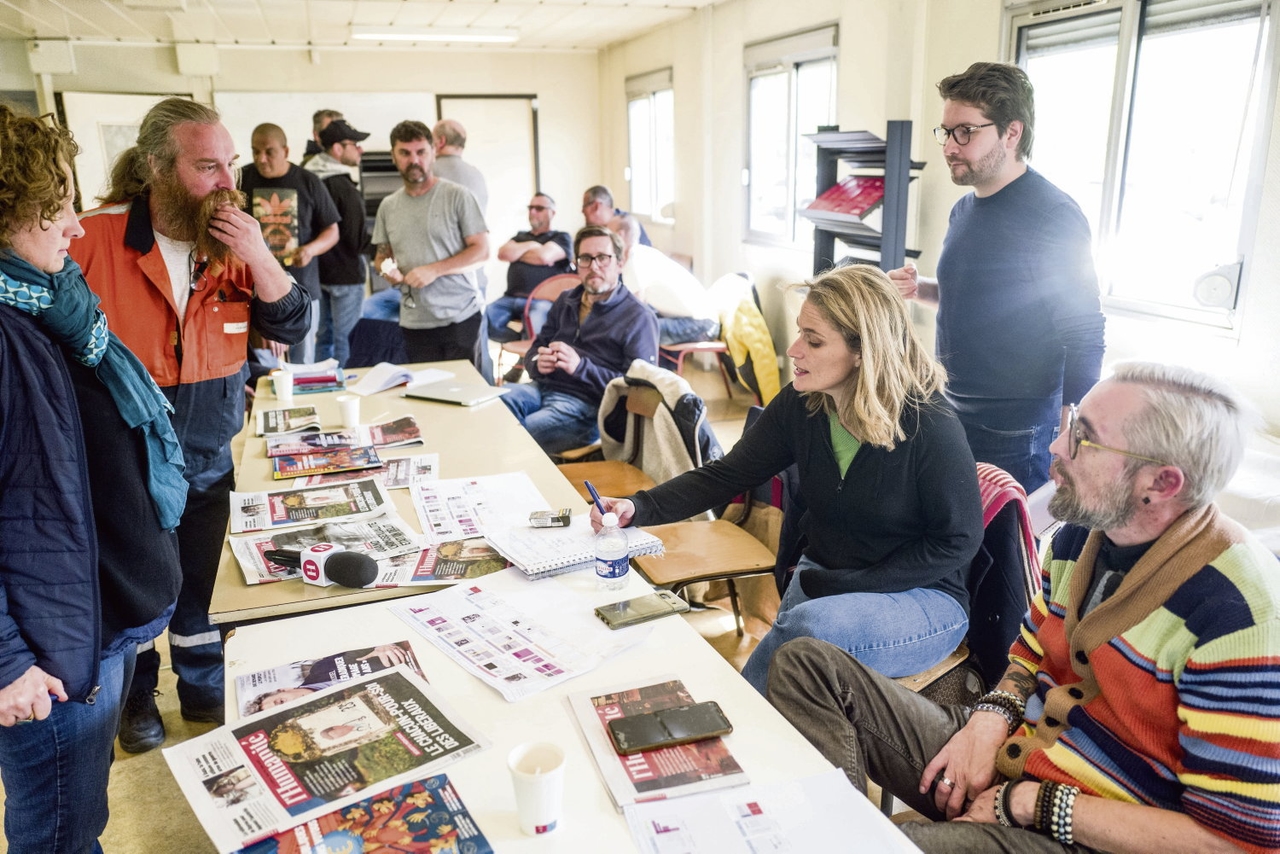 "We will win. It's the fight of our lives": ArcelorMittal, editors-in-chief of L'Humanité from their Dunkirk factory