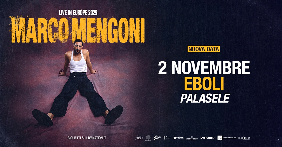 Musik, das PalaSele in Eboli hört nicht auf: nach Marco Mengoni ein 2026 voller Stars