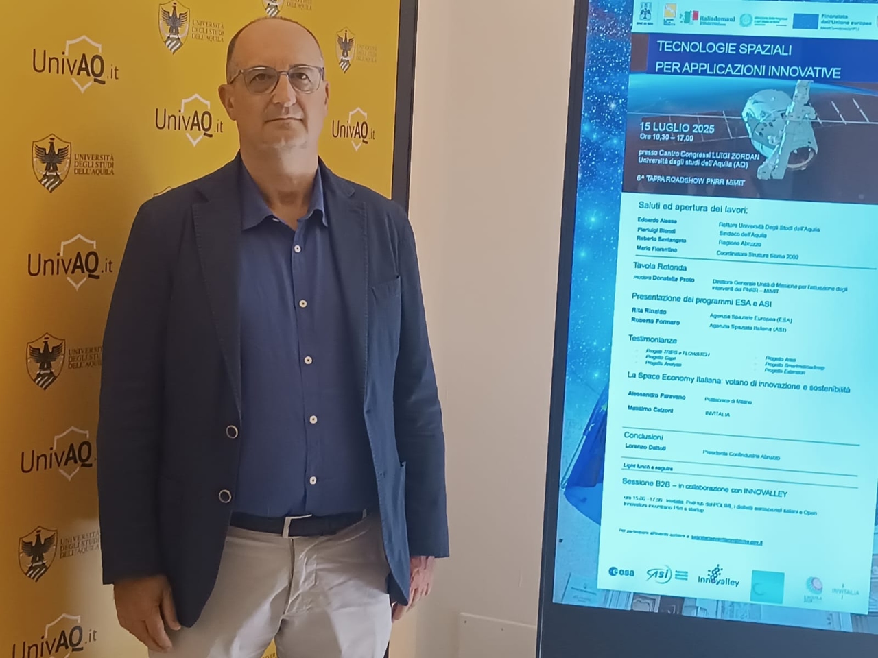 In L'Aquila steht die grüne Zukunft im Mittelpunkt: Weltraumtechnologien und neue Chancen für Startups und KMU.