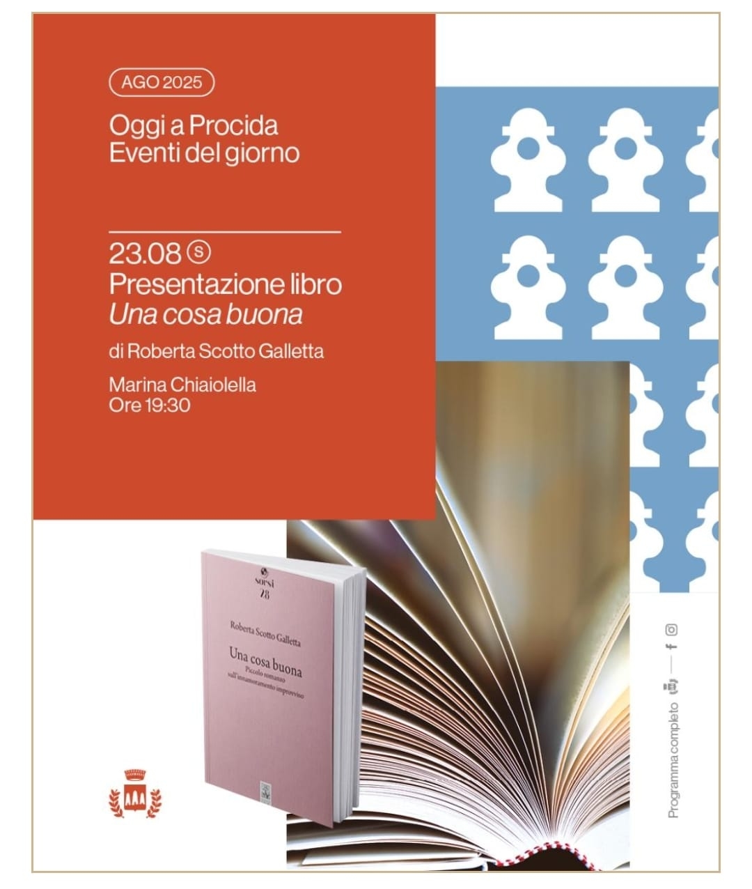 Procida, Roberta Scotto Galletta präsentiert das Buch „A Good Thing“: Verlangen, Bindungen und menschliche Schwächen.