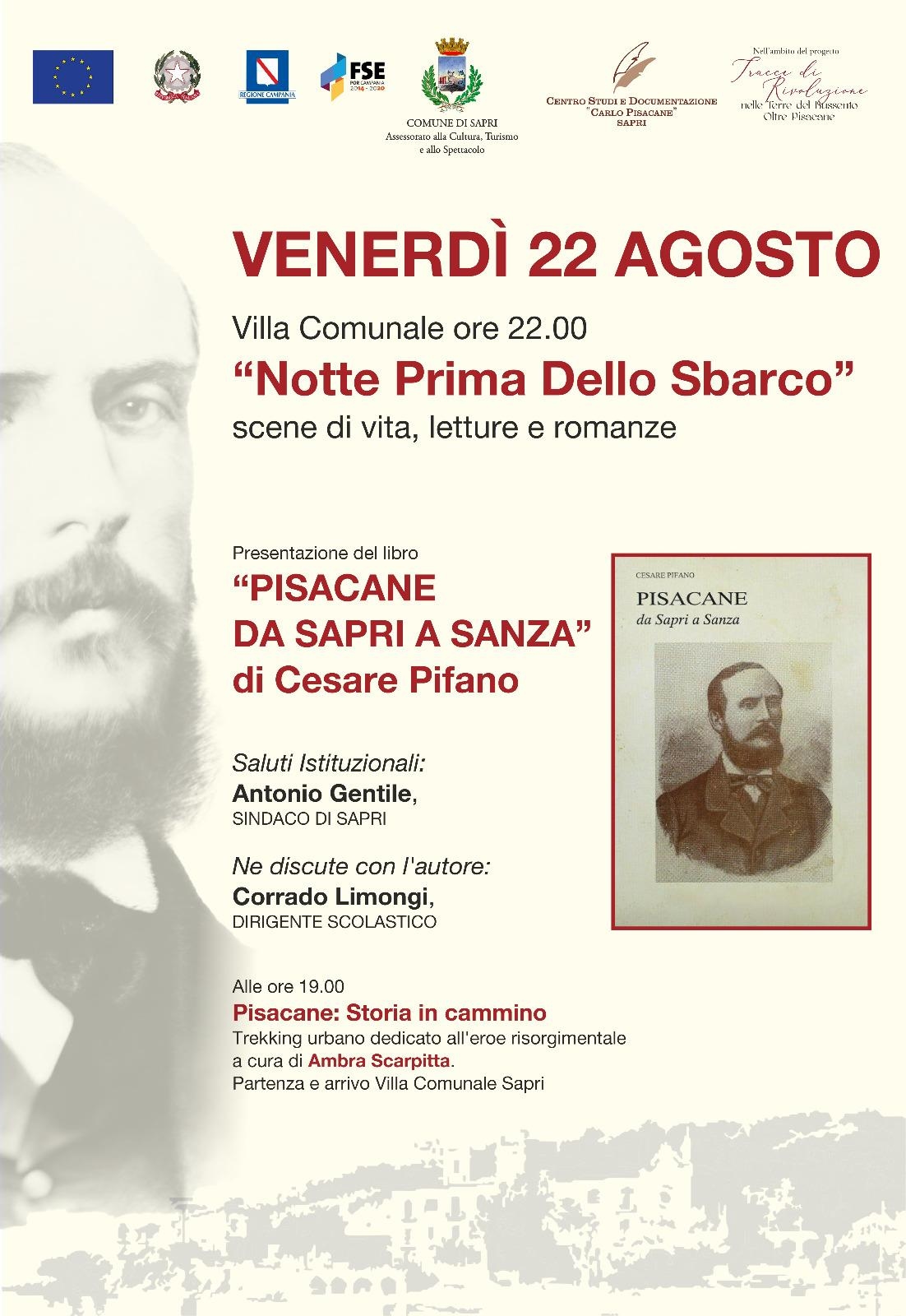 Sapri feiert Carlo Pisacane: drei Tage voller Geschichte, Theater und Erinnerung im Namen des Risorgimento.