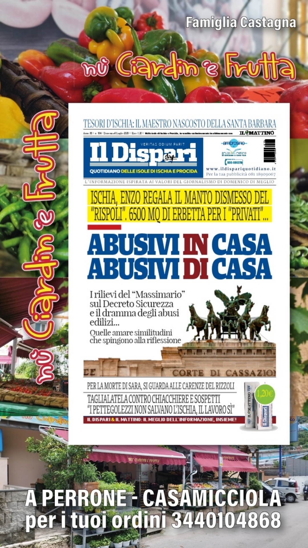 Edicola. Abusivi in casa. Abusivi di casa