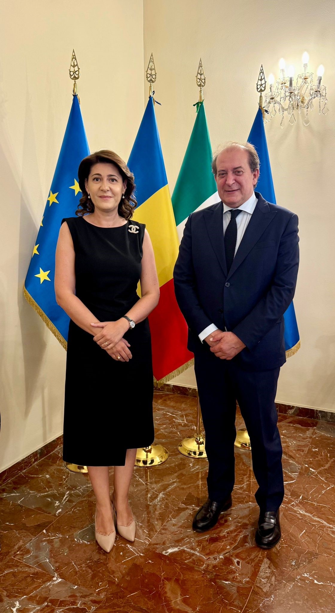 InCE: Il Segretario Generale Franco Dal Mas incontra l’Ambasciatrice Gabriela Dancău a Roma