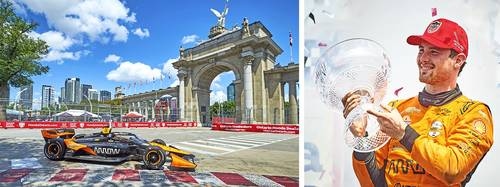 Pato O'Ward viert zijn tweede IndyCar-overwinning in Toronto