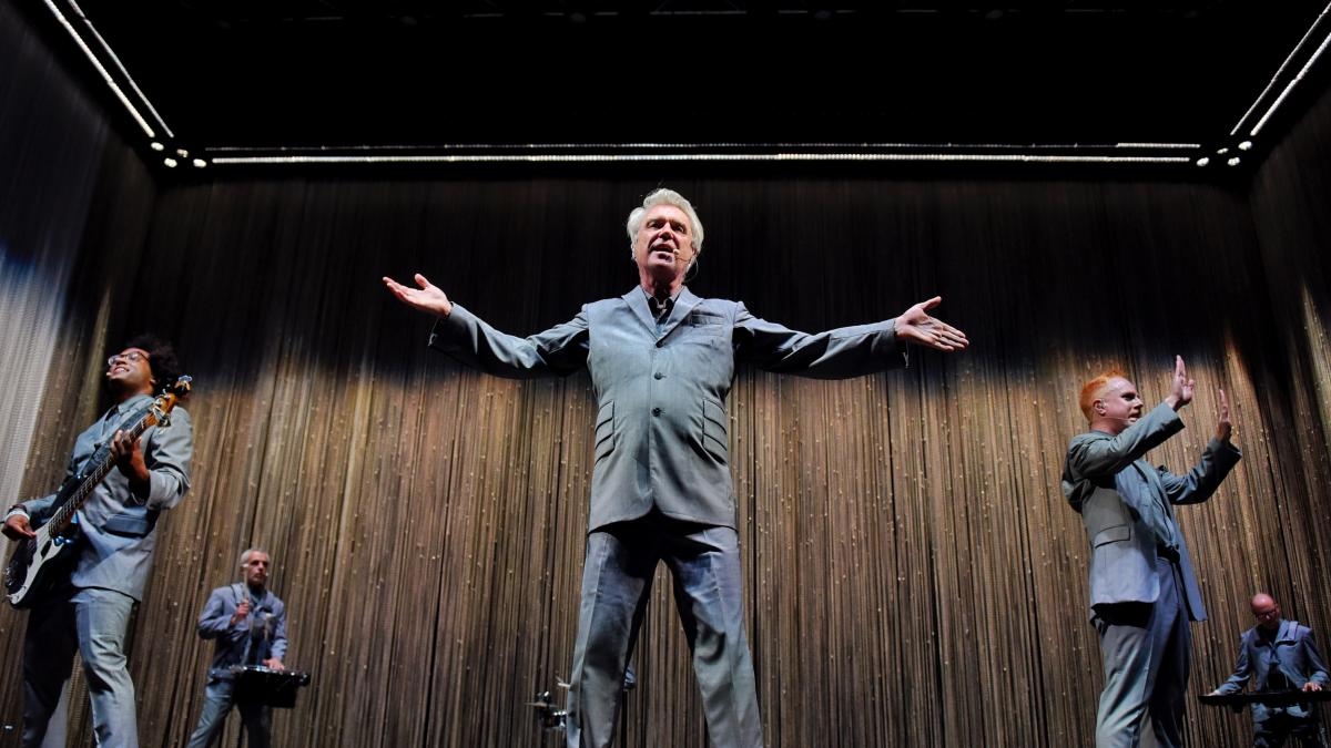 Jump and dance with David Byrne
