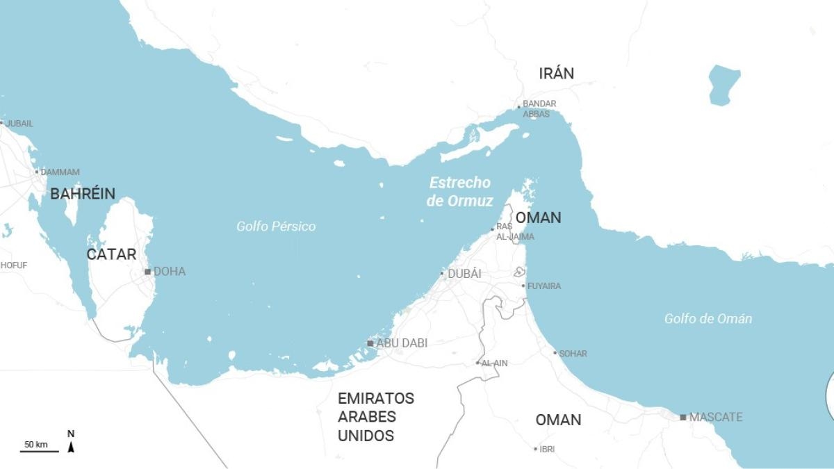 Sanxe dog in the Strait of Hormuz