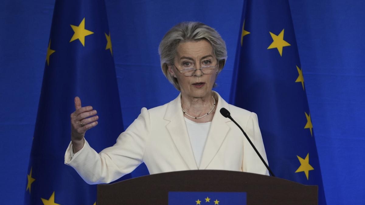 Von der Leyen: "Birçok sektör için zorlu bir süreç, ancak ulaşabildiğimiz en iyi anlaşma bu."