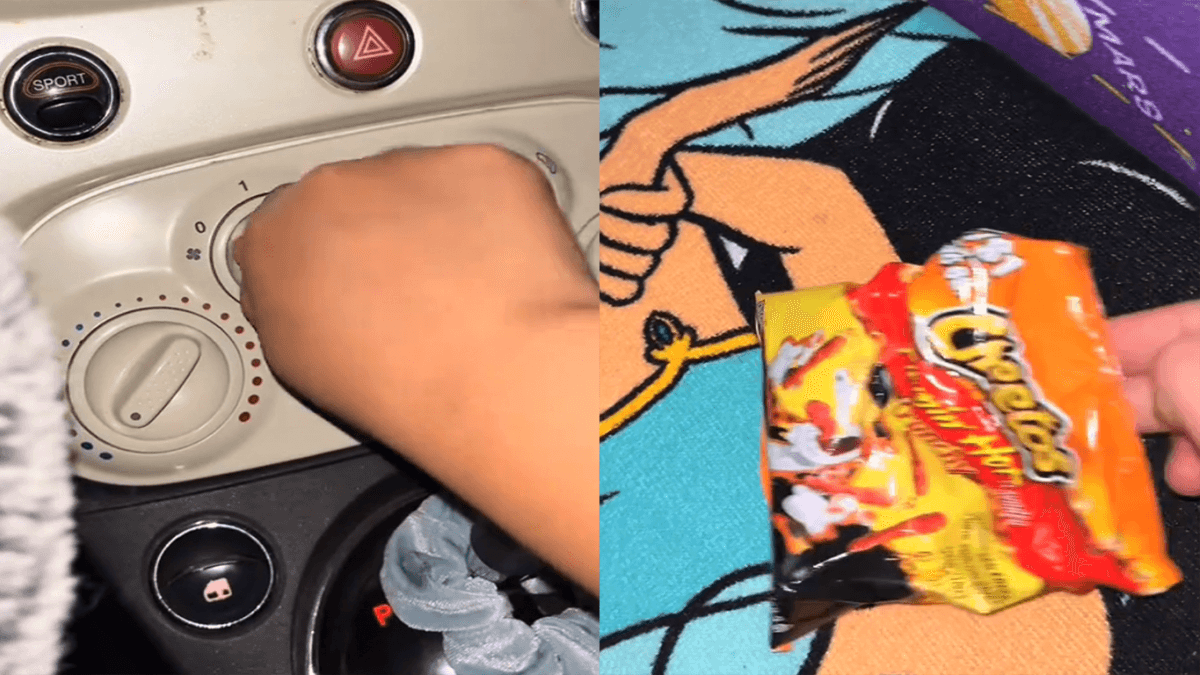 Uma garota de 18 anos compartilha sua rotina noturna de viver e dormir em seu Fiat 500, e as pessoas não conseguem acreditar: "Pelo menos você tem um lugar seguro para estacionar".