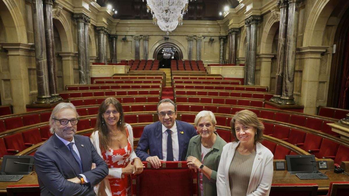 The presidents of the Parliament elect their Diada