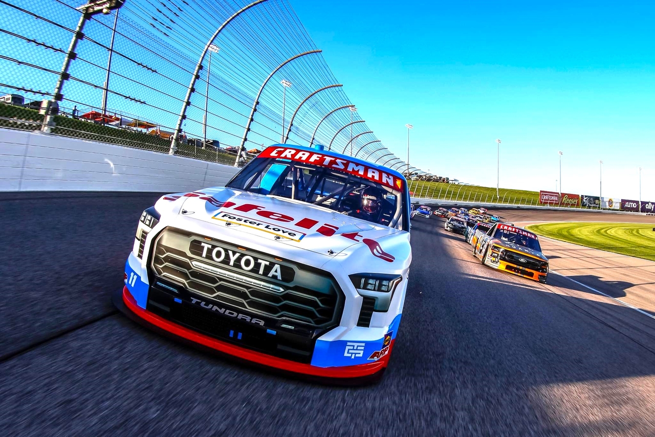 COREY HEIM DRIVES THROUGH THE FIELD LATE TO LEAD TOYOTA AT KANSAS