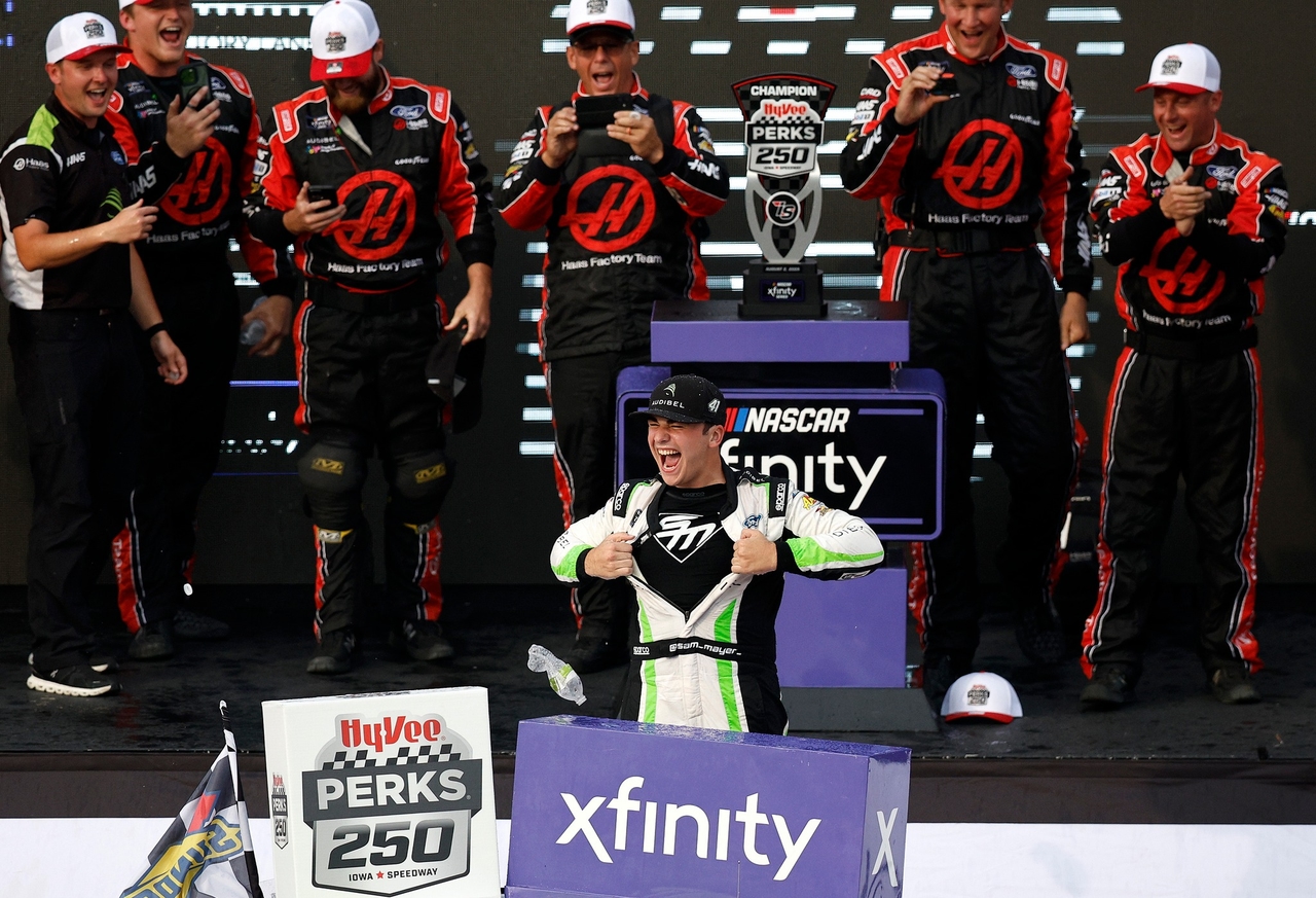 Sam Mayer Scores NASCAR Xfinity Series Win for Ford at Iowa
