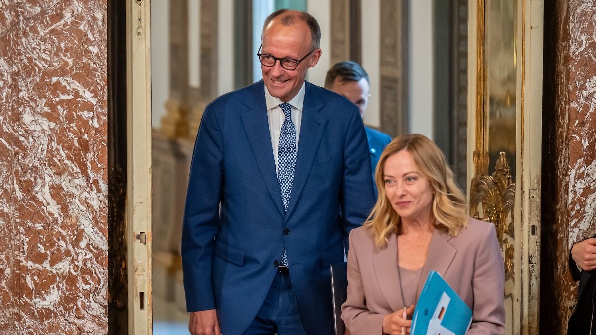 Irritationen nach Kiew-Reise: Merz will Italien im Ukraine-Krieg stärker einbinden