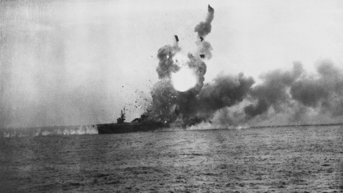 Largest naval battle of all time: At Leyte, Japan sacrificed its aircraft carrier fleet