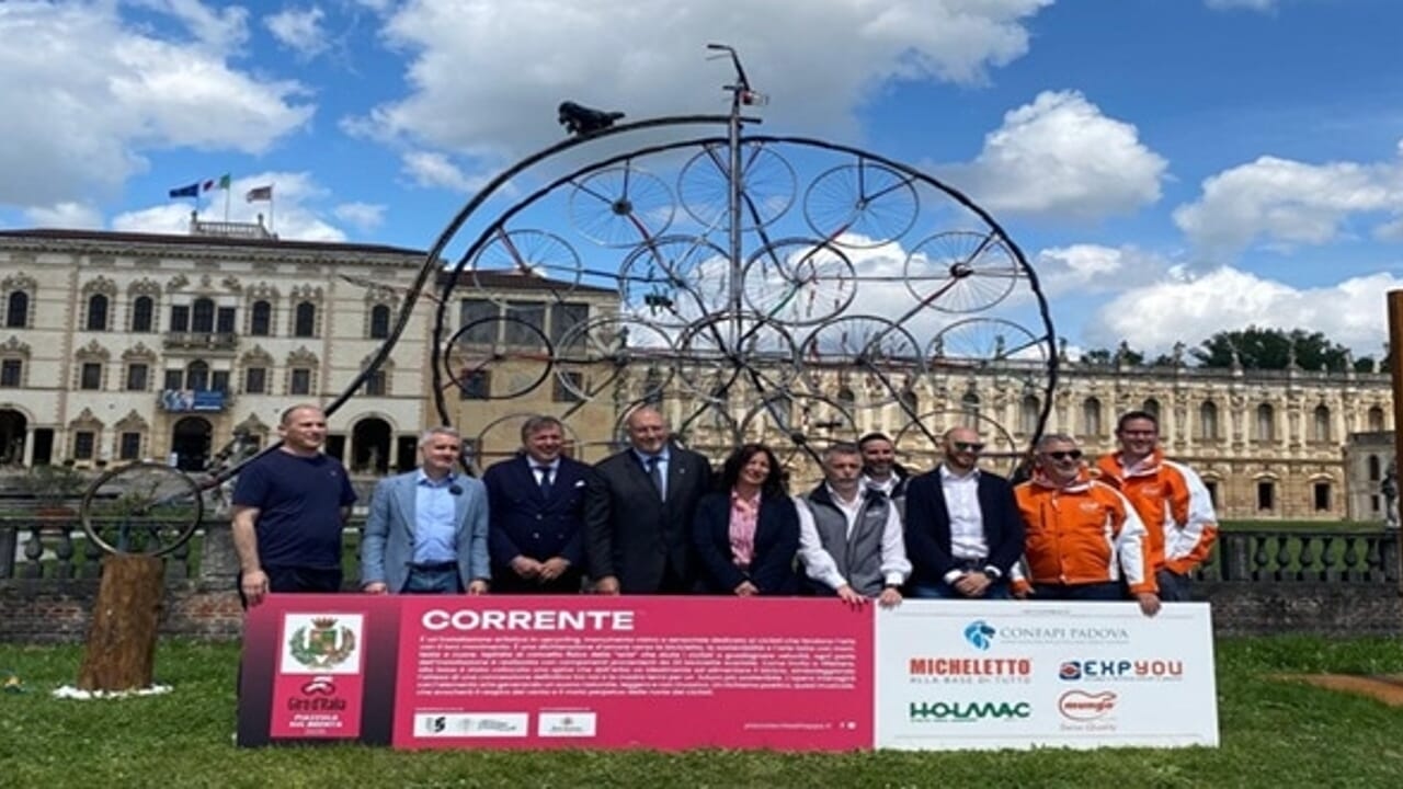En attendant le Giro d'Italia : la "Corrente" arrive à Piazzola sul Brenta