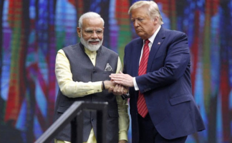 Trump: As conversas com o presidente indiano Modi estão em andamento.