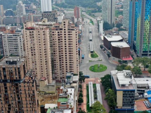 Welke steden in Colombia liggen op de koude thermische bodem?